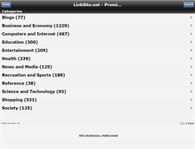 Tablet Screenshot of linksite.net